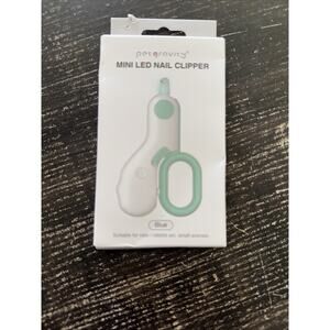 Pet Gravity Mini LED Nail Clipper for Cats, Puppies & Rabbits - Blue